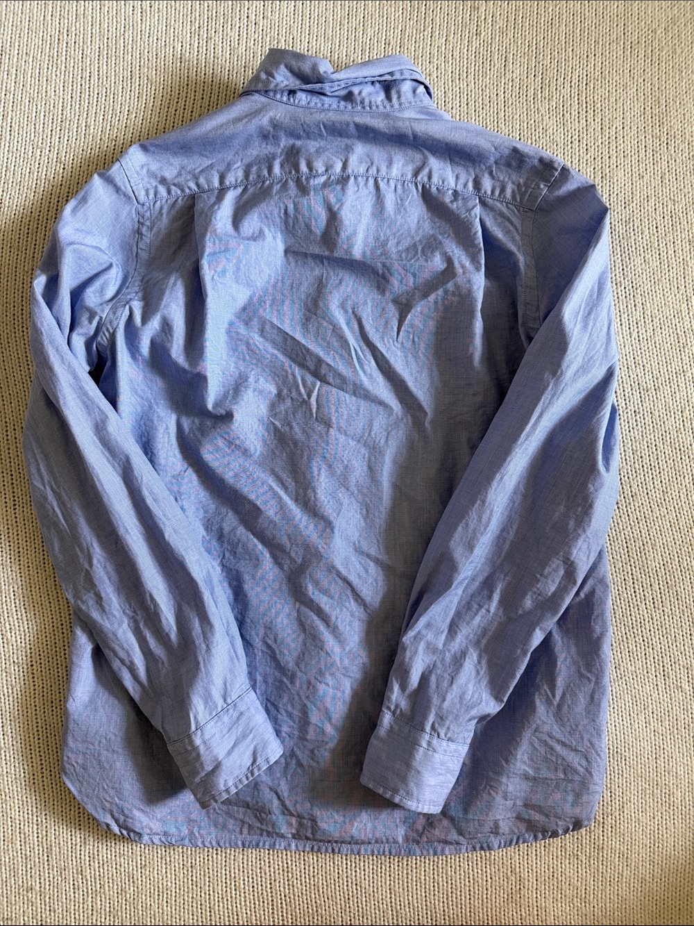 Polo Ralph Lauren Cotton Button Down Shirt Blue Size 14 - Picture 7 of 7